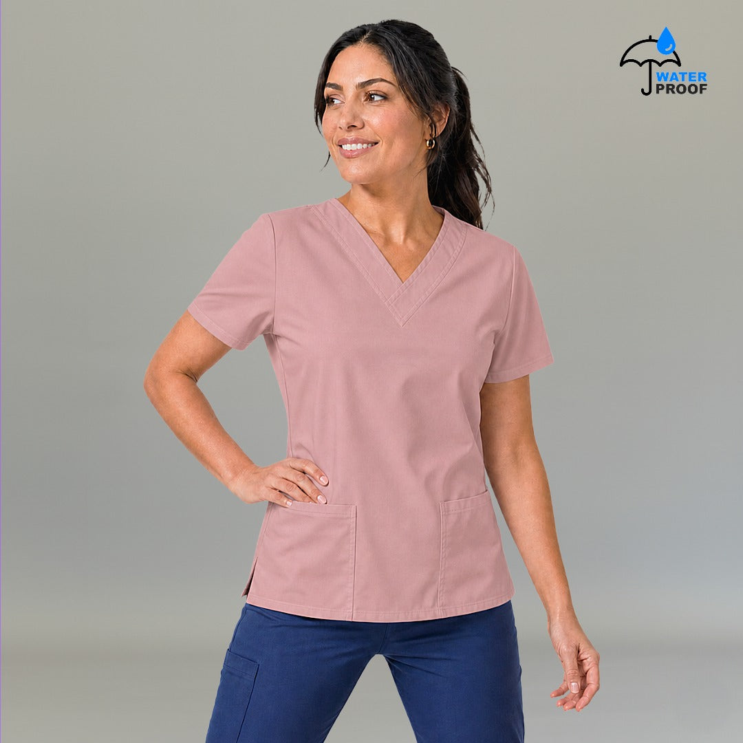 Women's Scrub Top 502 Dusty Pink Lightweight