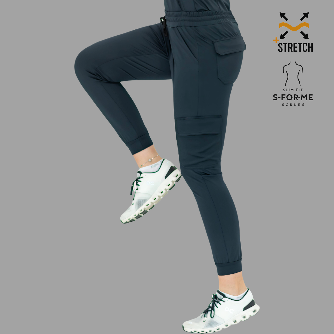 Women's Jogger Pants 910 Navy Blue, Super Stretch Scrubs