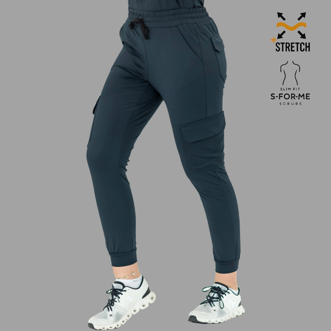 Women's Jogger Pants 910 Navy Blue, Super Stretch Scrubs