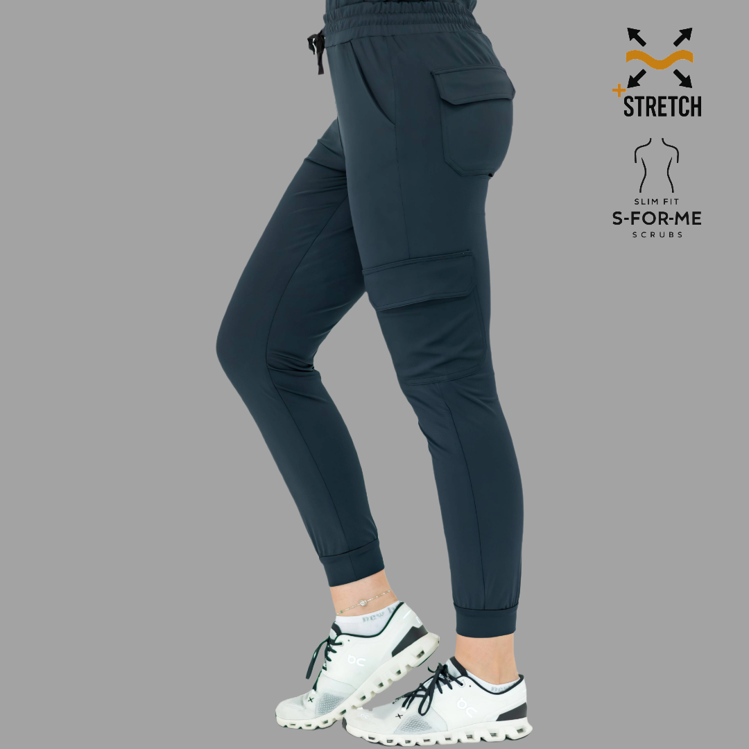 Women's Jogger Pants 910 Navy Blue, Super Stretch Scrubs