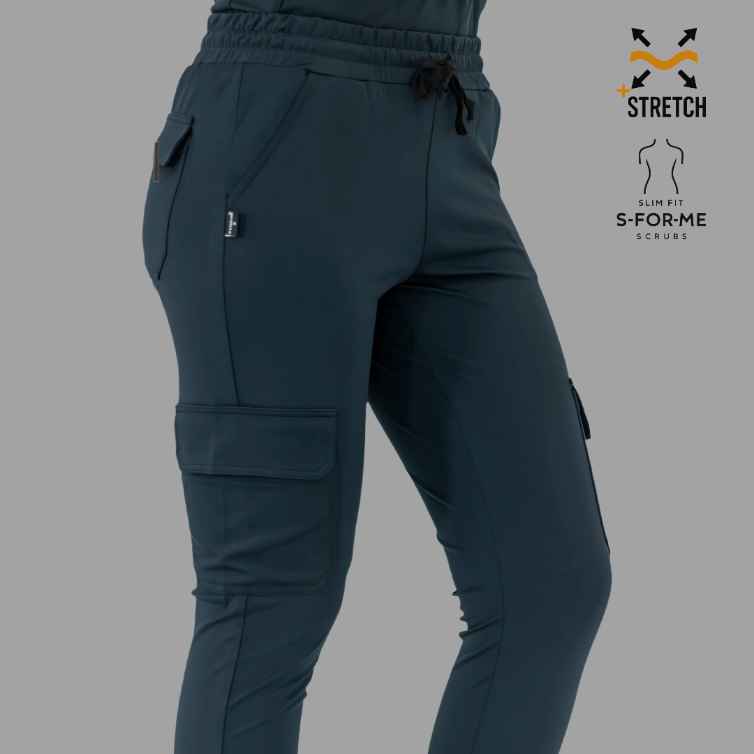 Women's Jogger Pants 910 Navy Blue, Super Stretch Scrubs