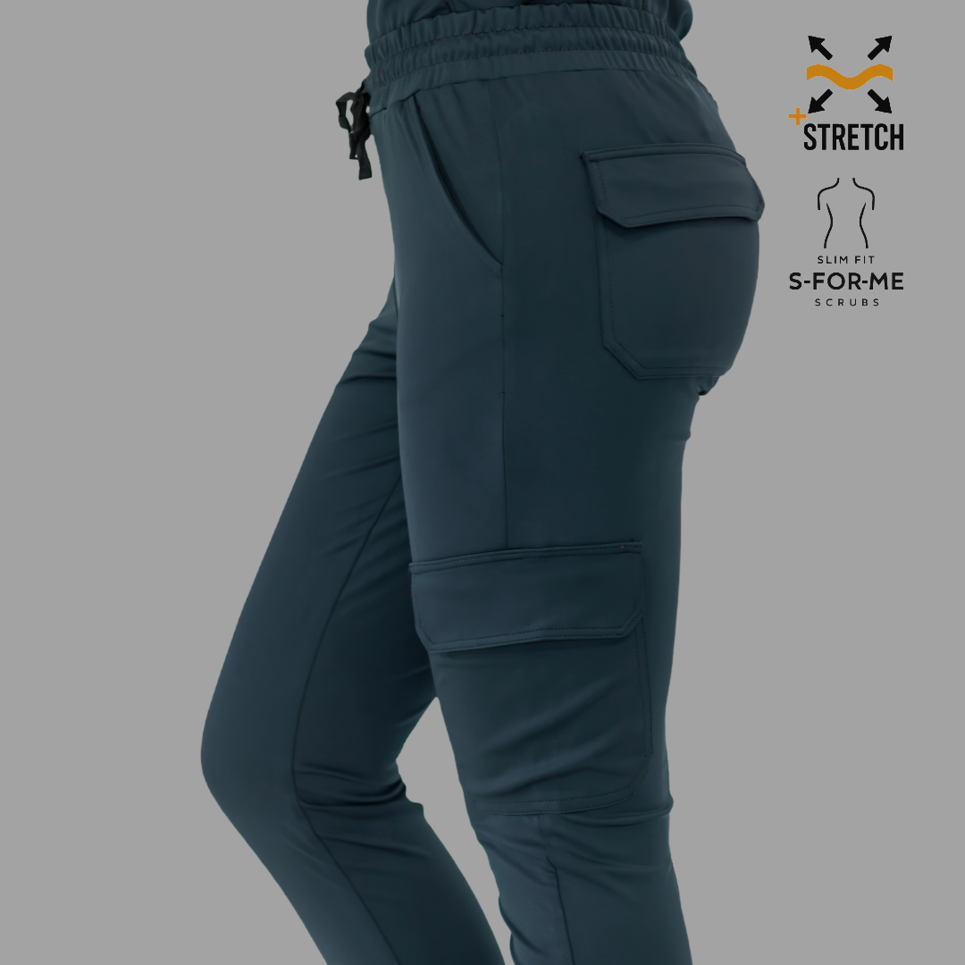 Women's Jogger Pants 910 Navy Blue, Super Stretch Scrubs