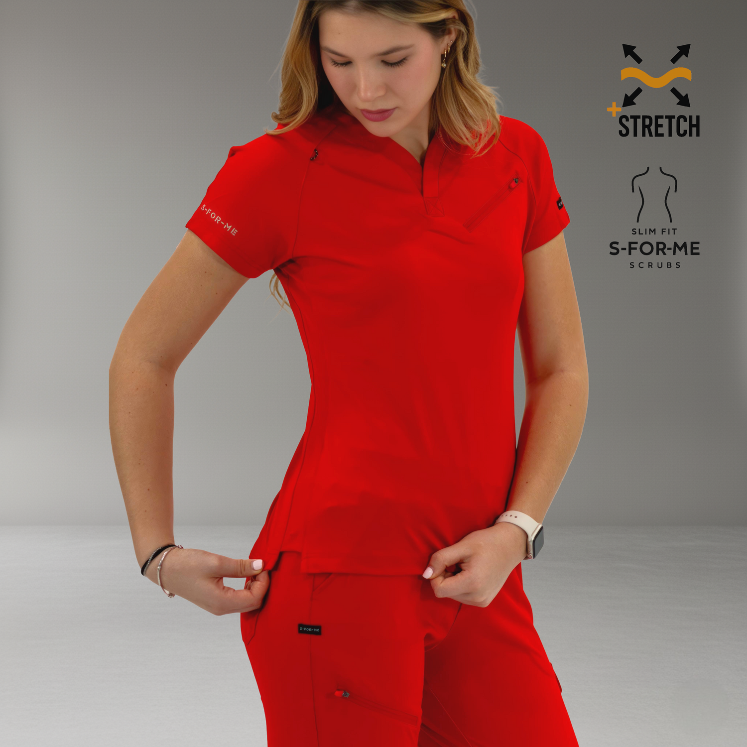 scrub tops for women