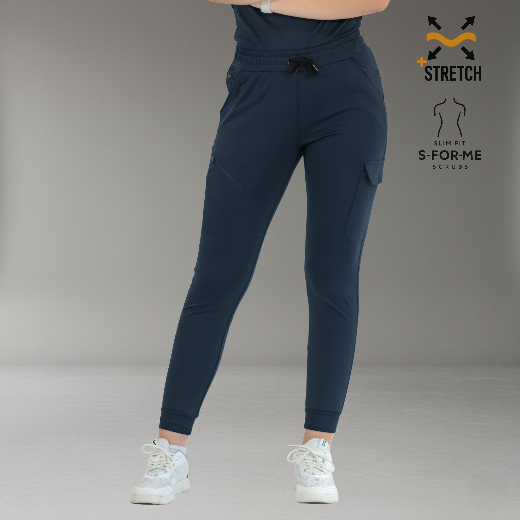 Women’s Jogger 905 Navy Blue, Super Stretch Scrubs