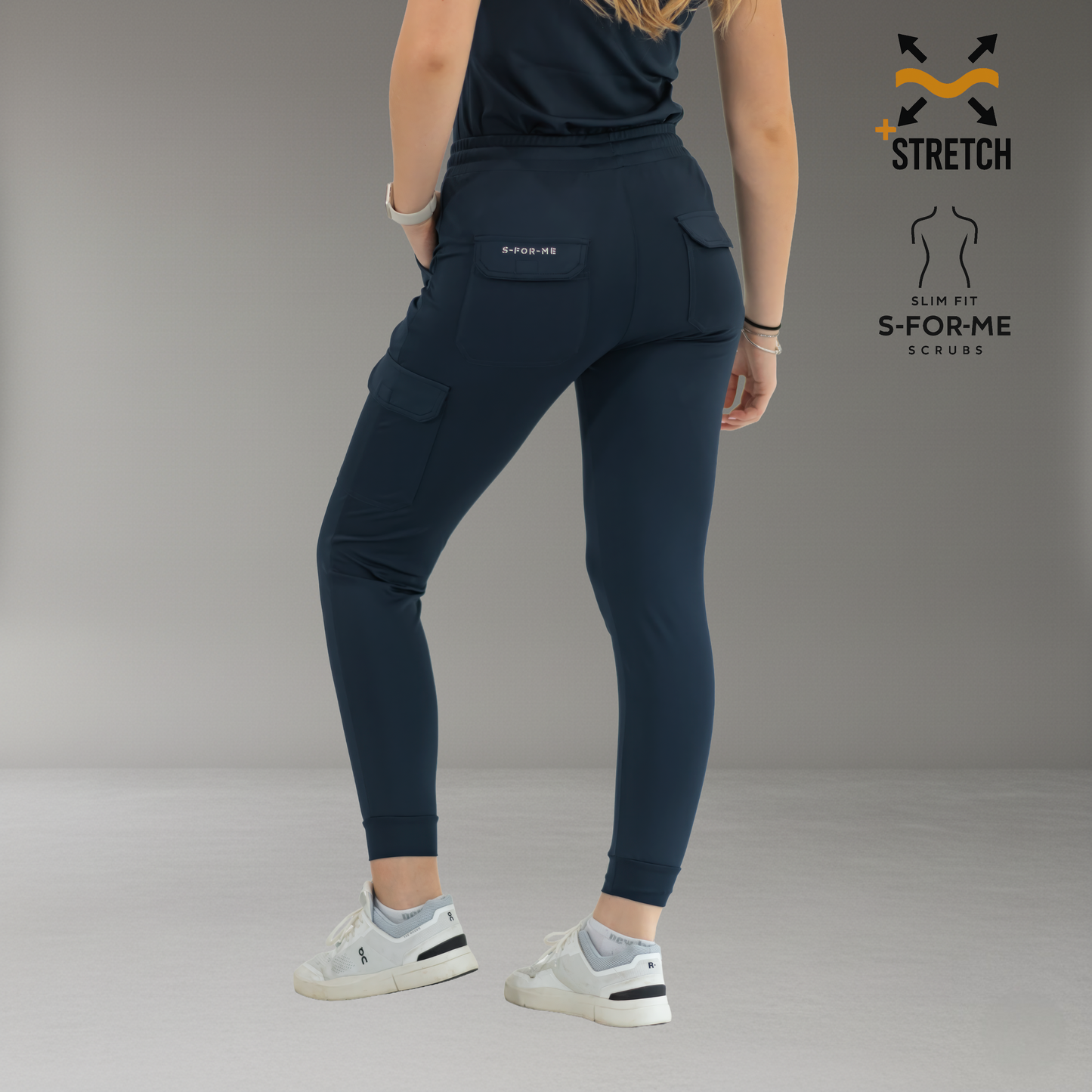Women’s Jogger 905 Navy Blue, Super Stretch Scrubs