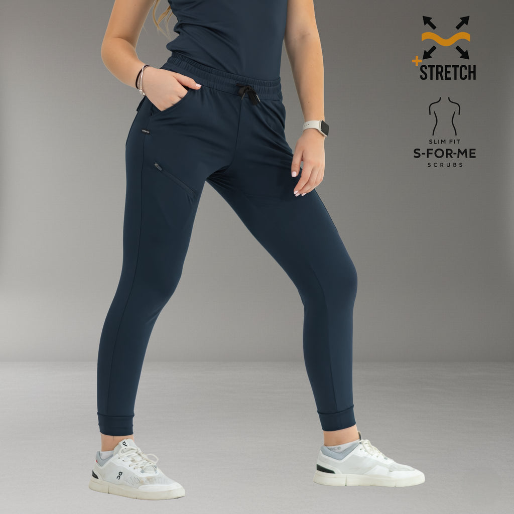 Women’s Jogger 905 Navy Blue, Super Stretch Scrubs