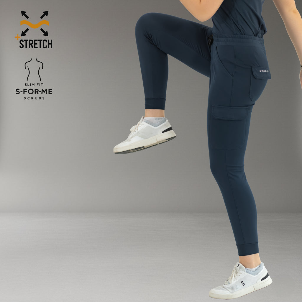 Women’s Jogger 905 Navy Blue, Super Stretch Scrubs