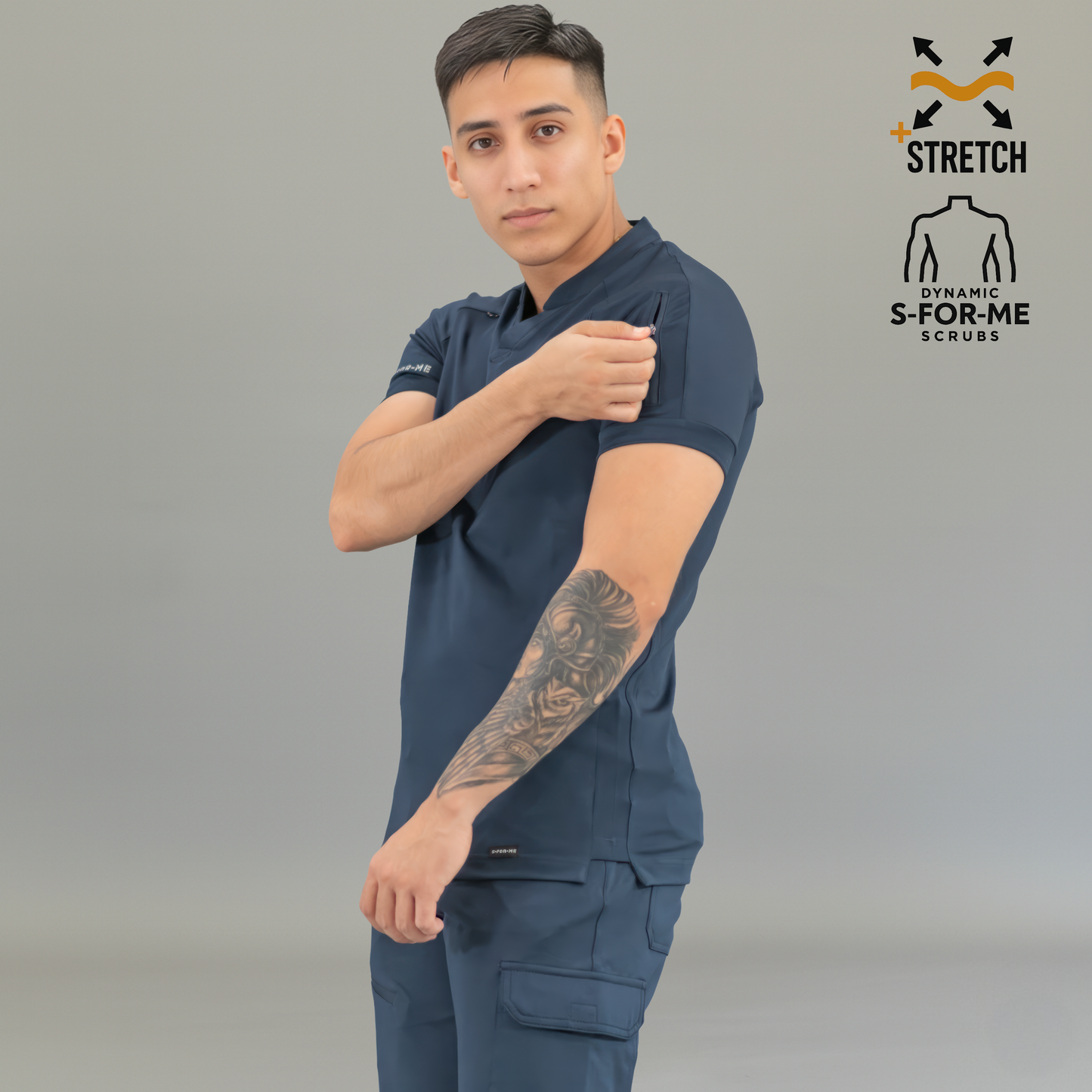 medical scrubs navy blue