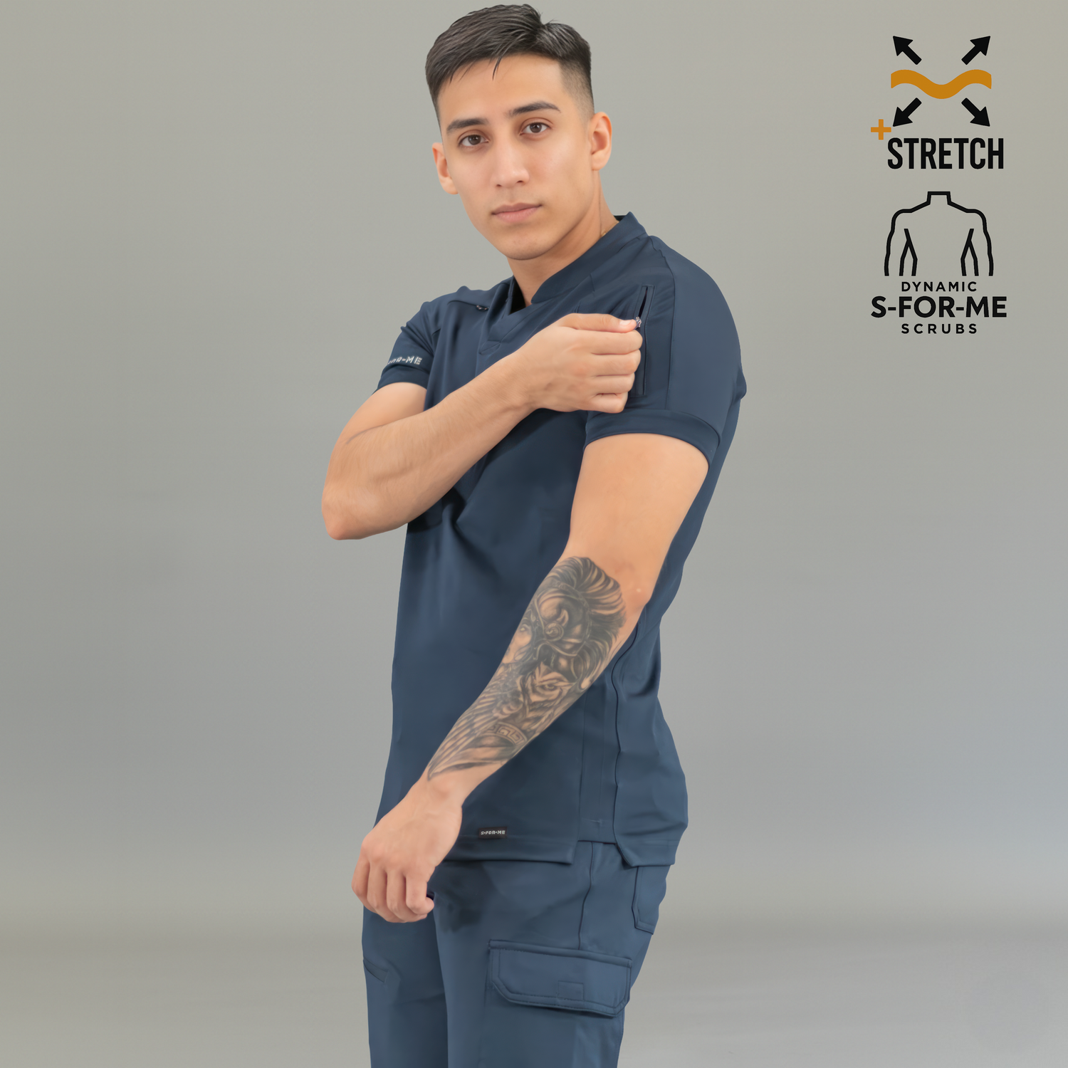 medical scrubs navy blue