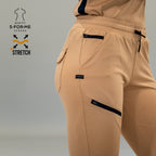 super stretch modern scrubs for women