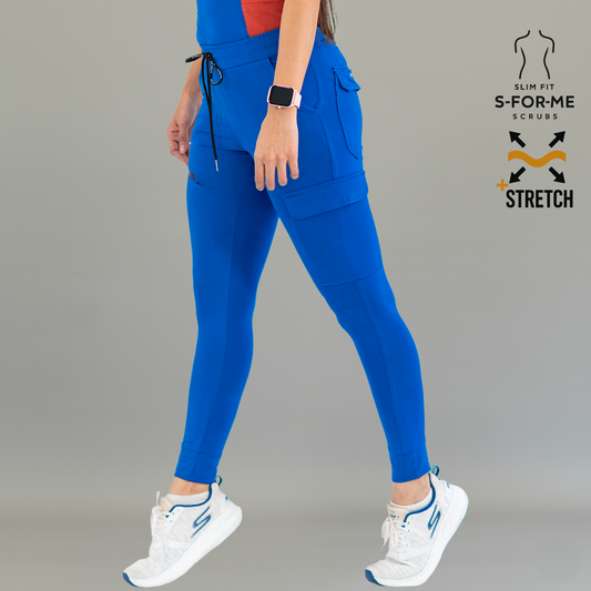 super stretch scrubs royal blue