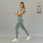 gray hospital nurse uniform