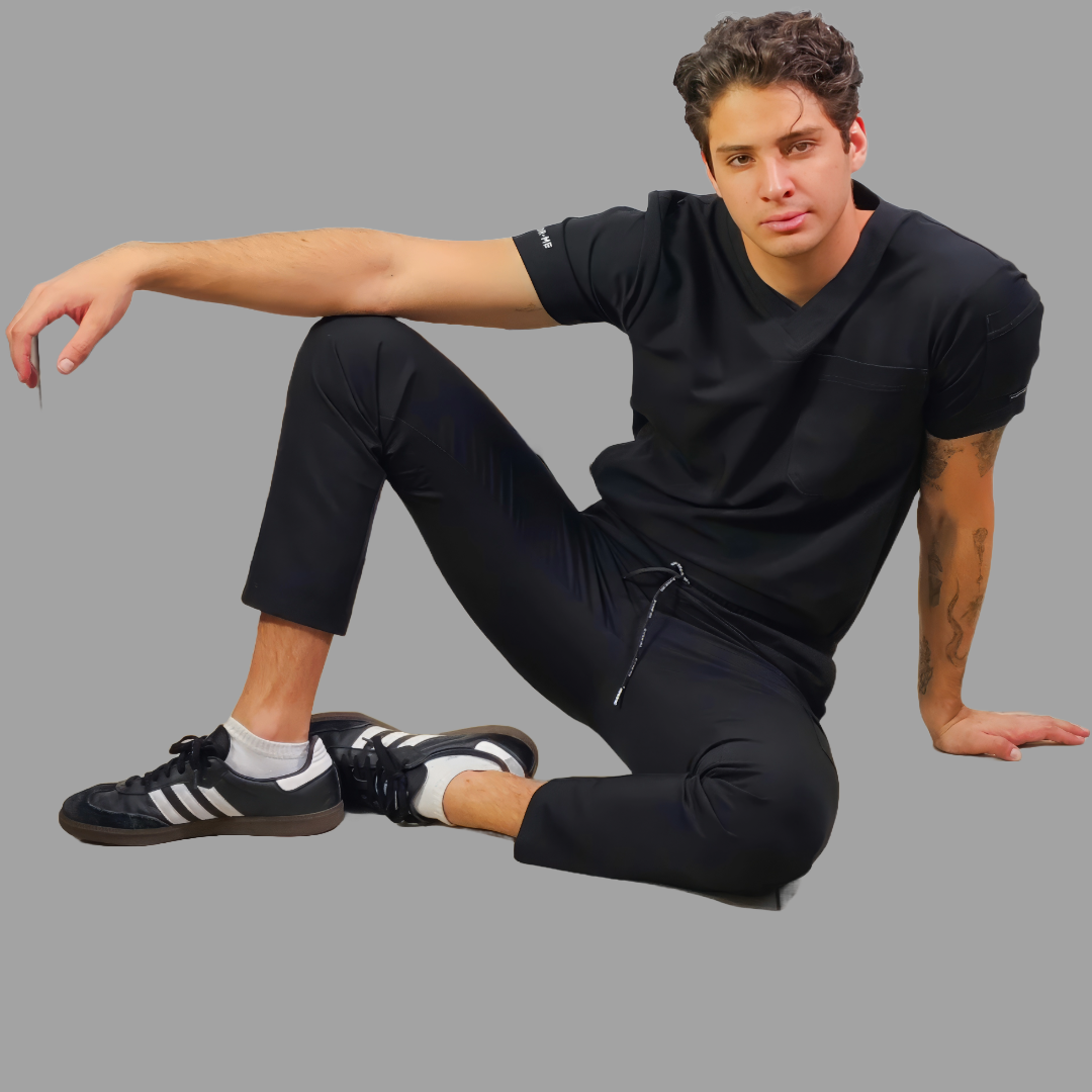 Men’s Scrub Top style 300 Black
