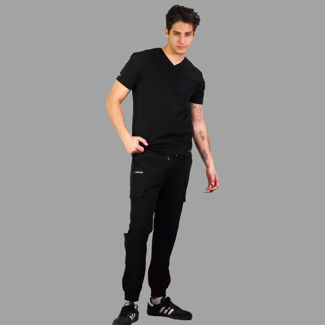 Men’s Scrub Top style 300 Black