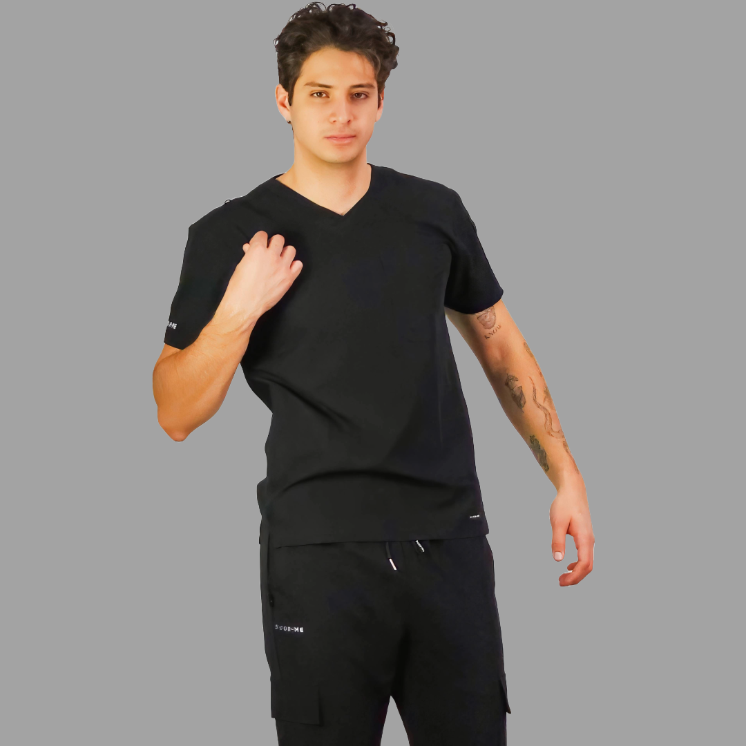 Men’s Scrub Top style 300 Black