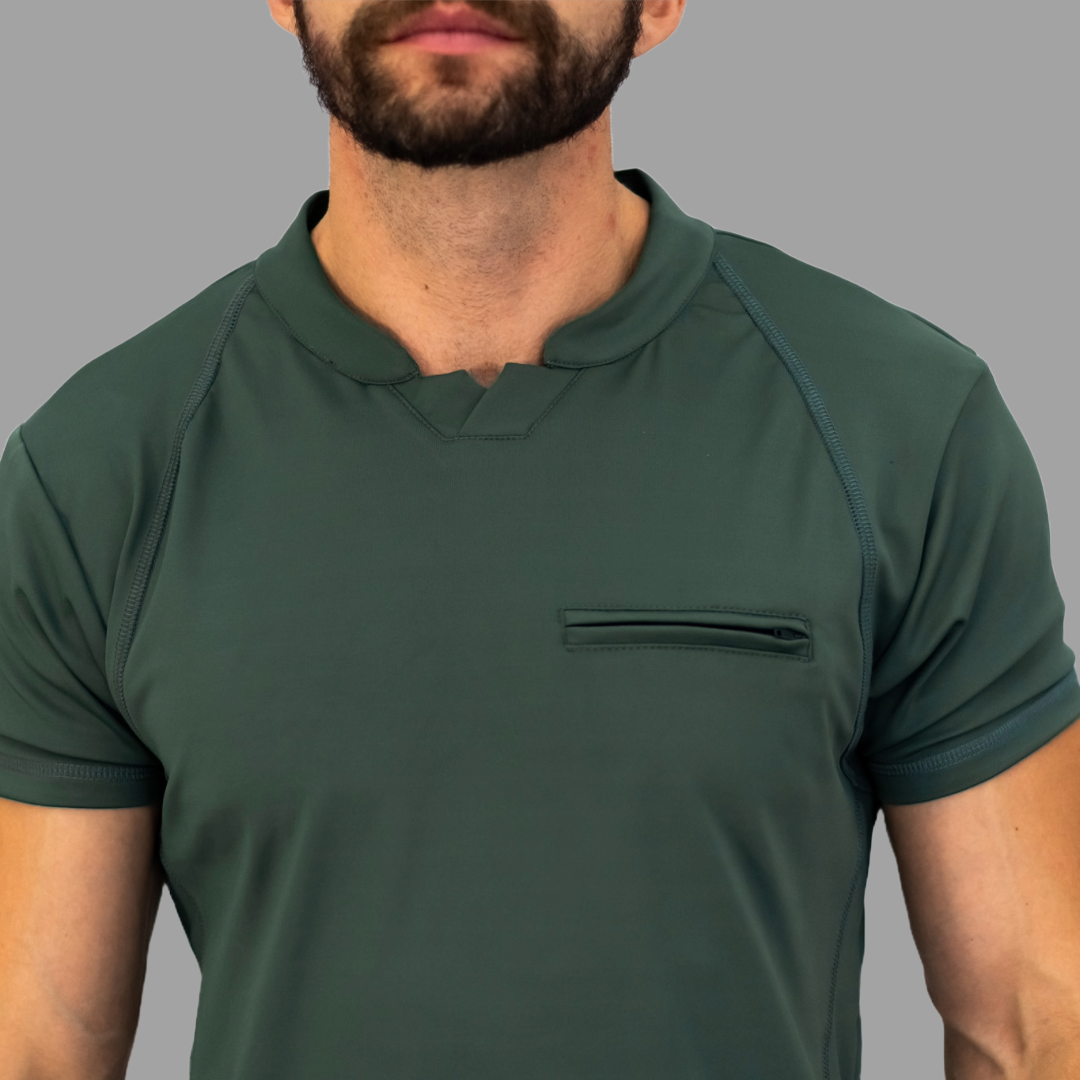 Men's Top 910 Olive Green Super Stretch, Scrubs 910
