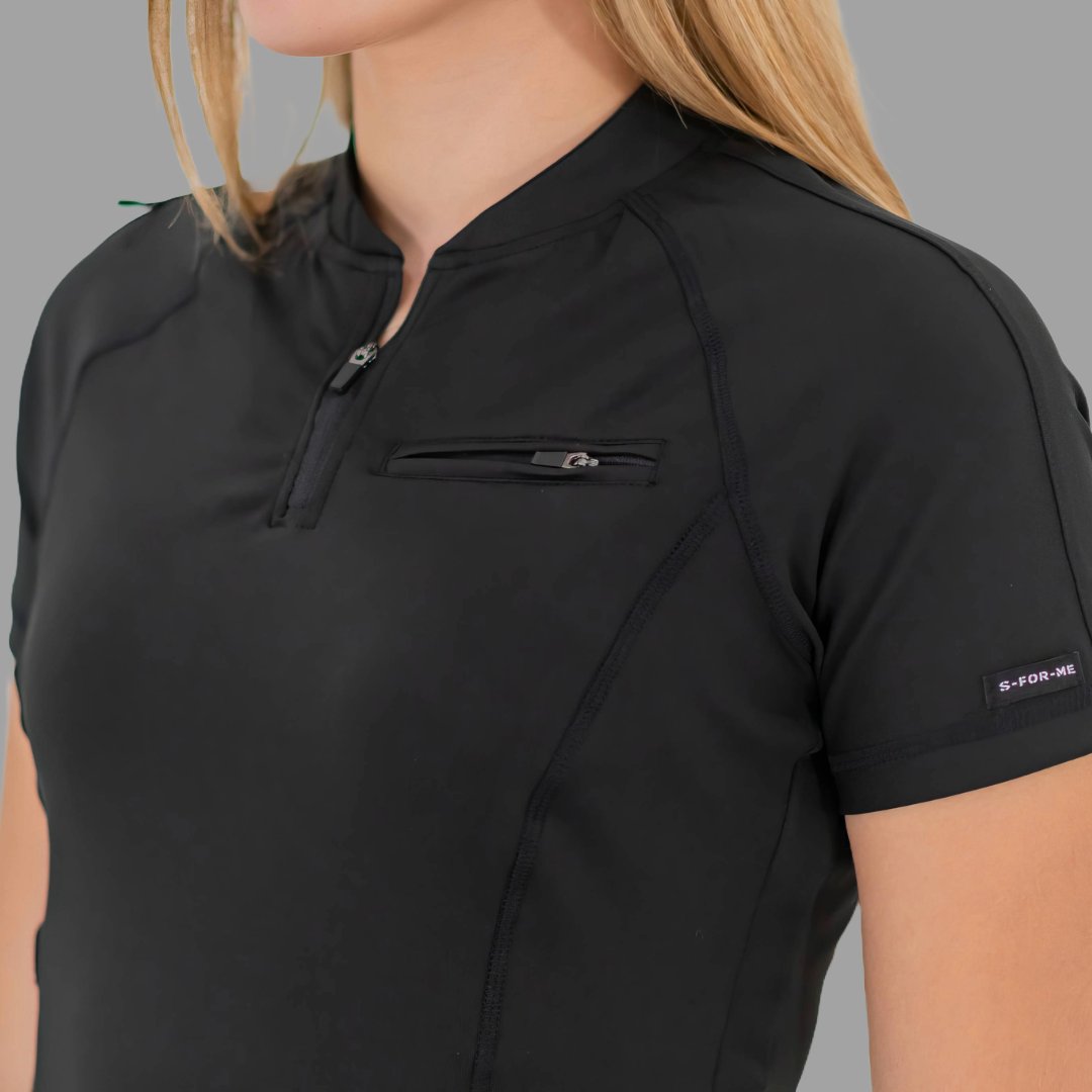 Women's Top 920 Black Super Stretch