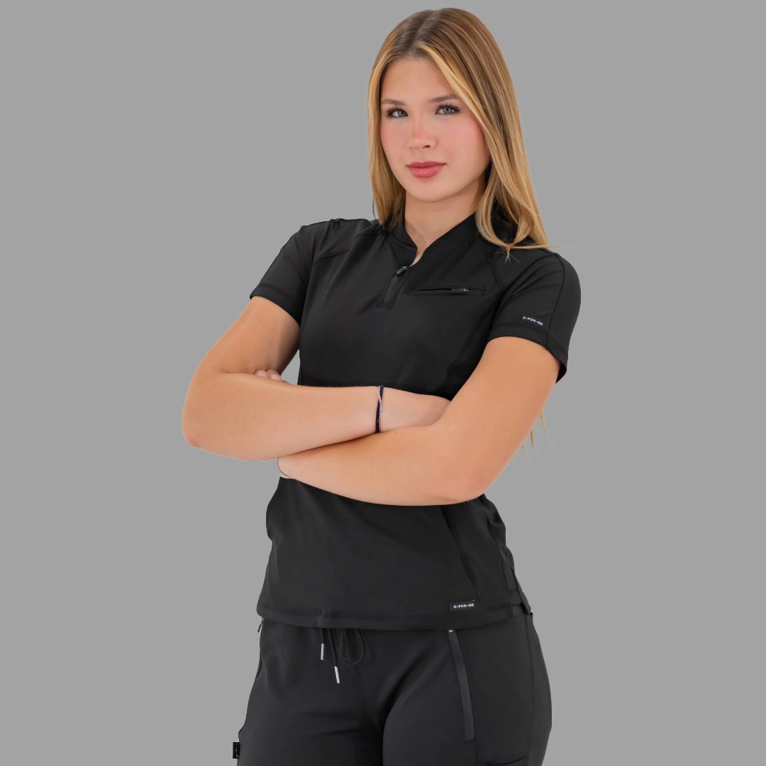 Women's Top 920 Black Super Stretch