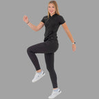 Women's Top 920 Black Super Stretch