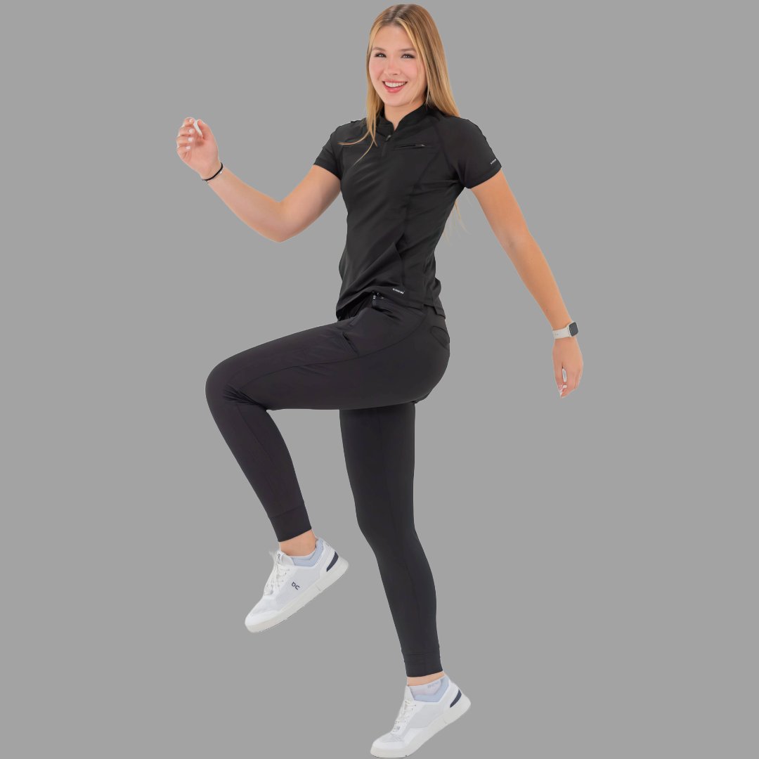 Women's Top 920 Black Super Stretch