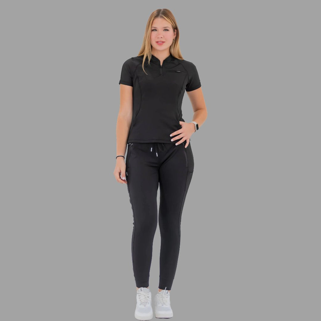 Women's Top 920 Black Super Stretch