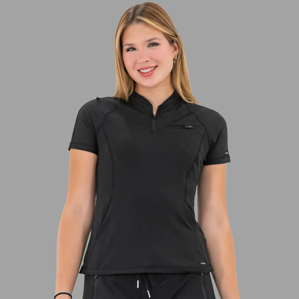 Women's Top 920 Black Super Stretch