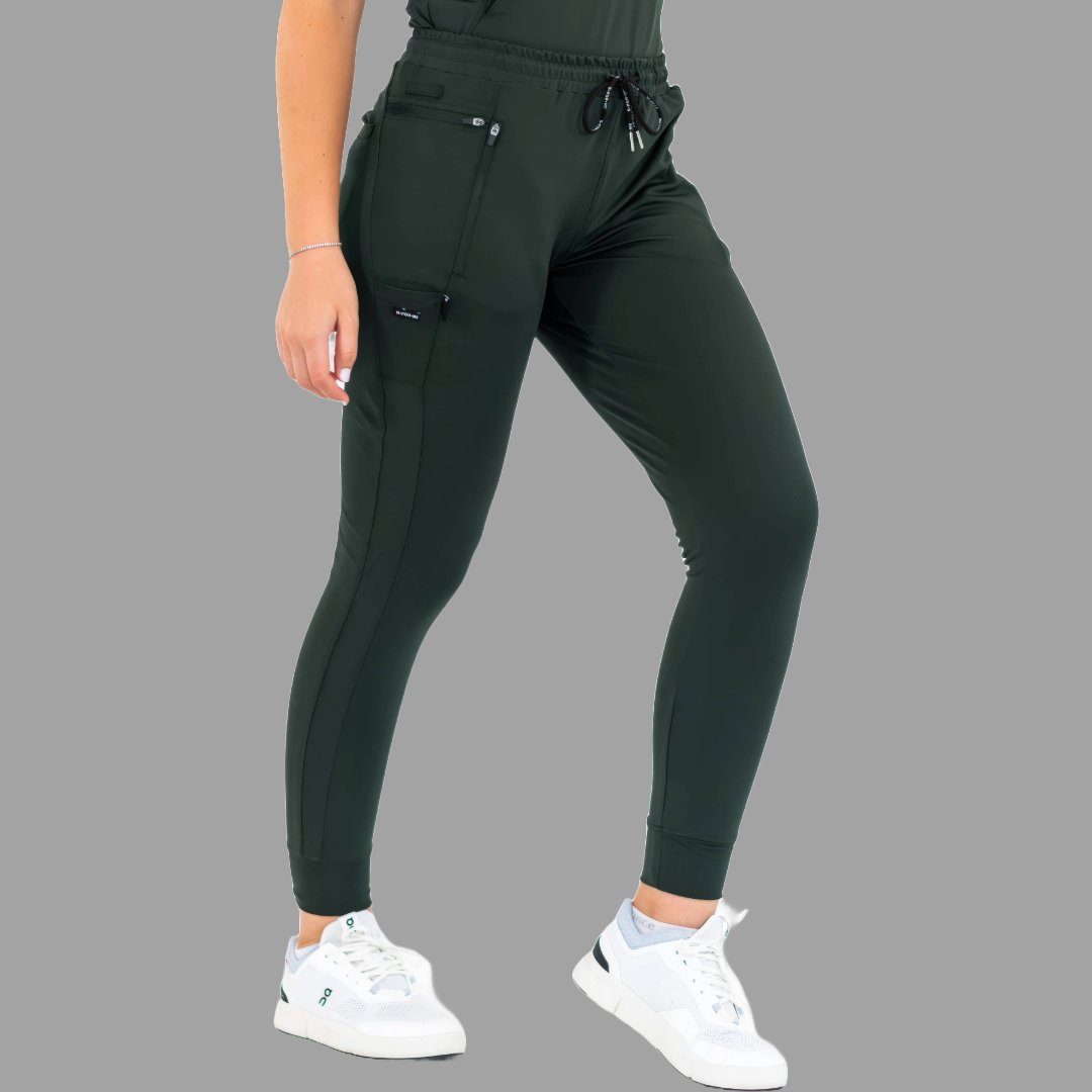 Women's Scrub Joggers 920 Super Stretch Bottle Green