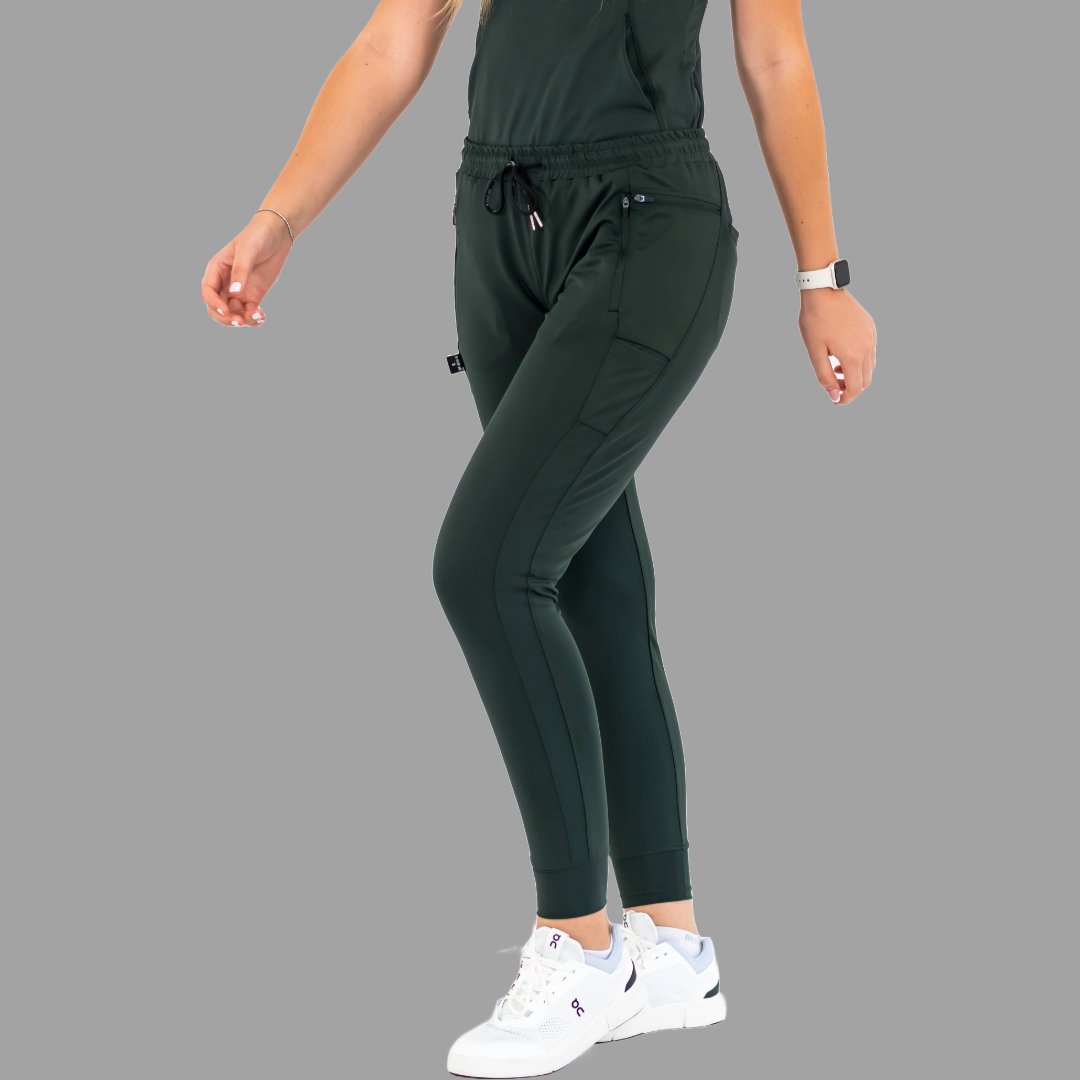Women's Scrub Joggers 920 Super Stretch Bottle Green