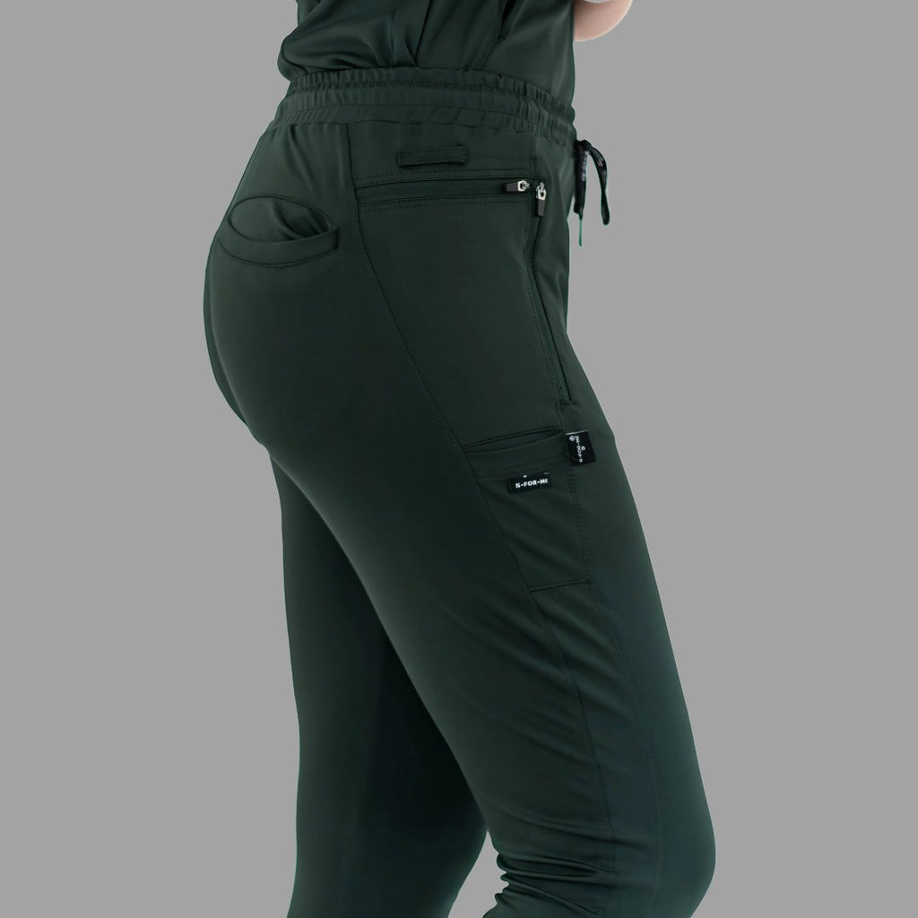 Women's Scrub Joggers 920 Super Stretch Bottle Green