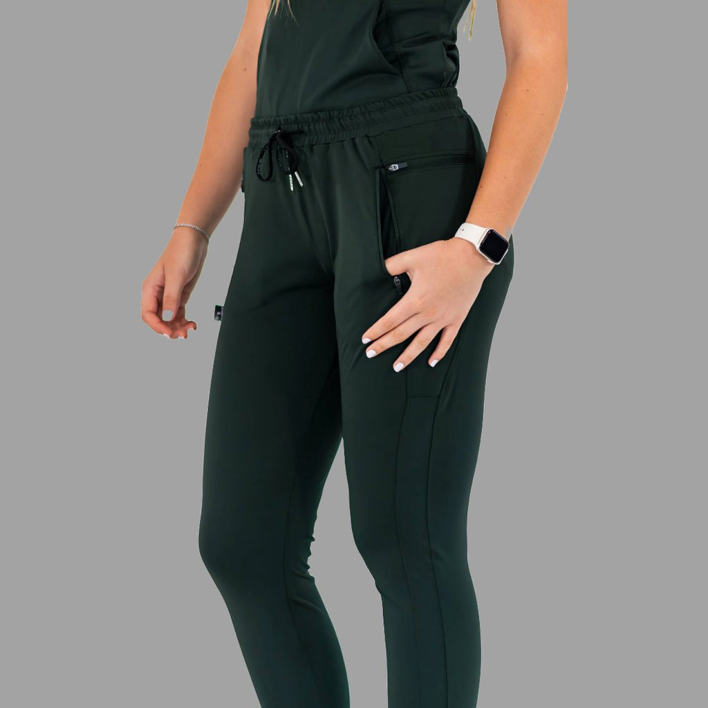 Women's Scrub Joggers 920 Super Stretch Bottle Green