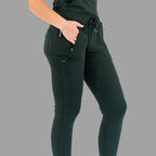 Women's Scrub Joggers 920 Super Stretch Bottle Green