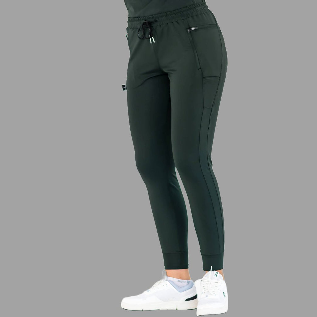 Women's Scrub Joggers 920 Super Stretch Bottle Green