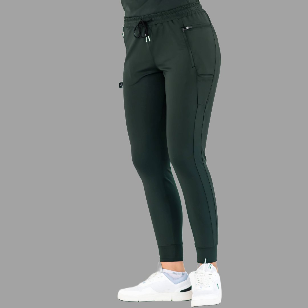 Women's Scrub Joggers 920 Super Stretch Bottle Green