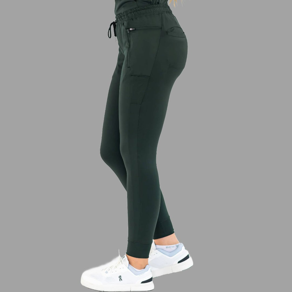 Women's Scrub Joggers 920 Super Stretch Bottle Green