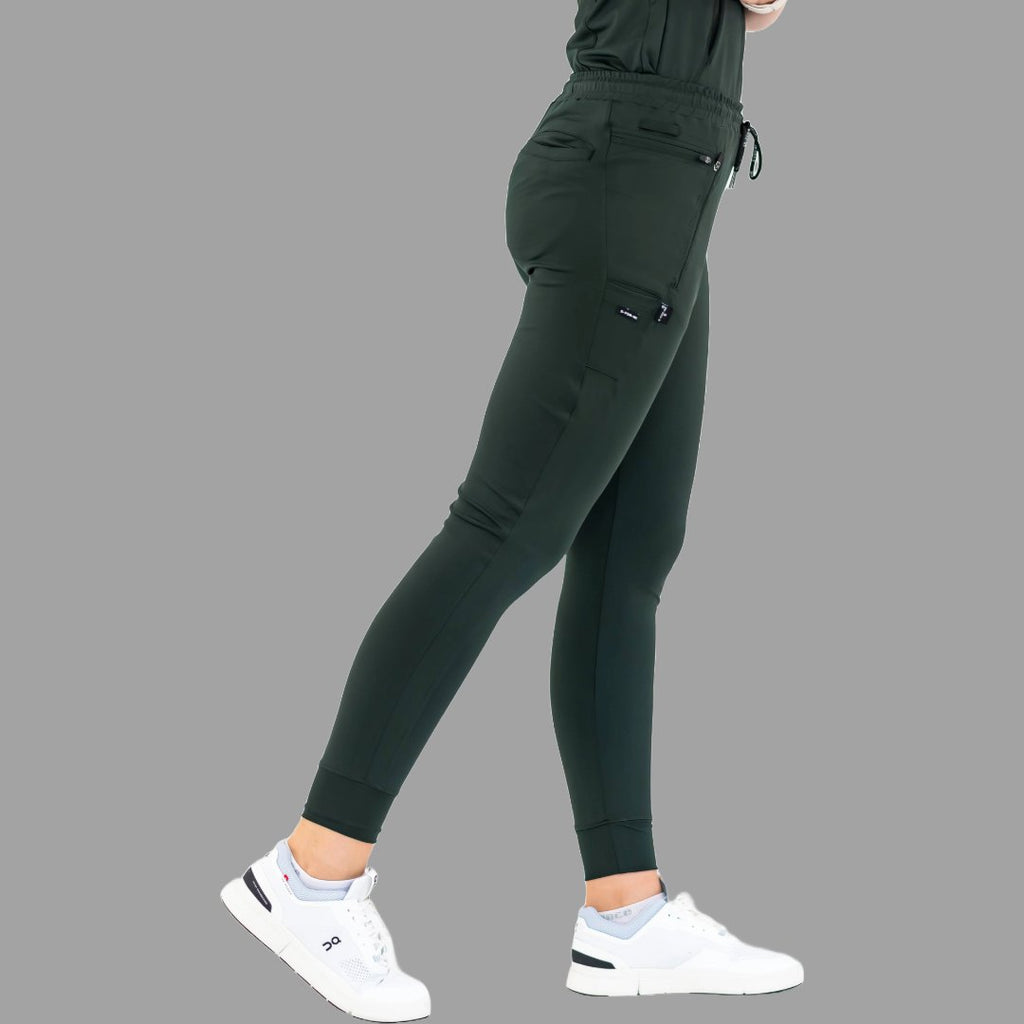 Women's Scrub Joggers 920 Super Stretch Bottle Green