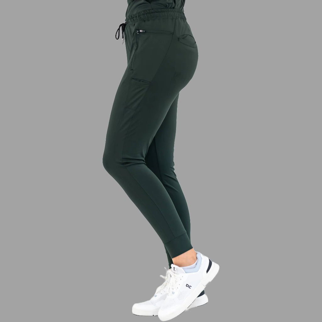 Women's Scrub Joggers 920 Super Stretch Bottle Green