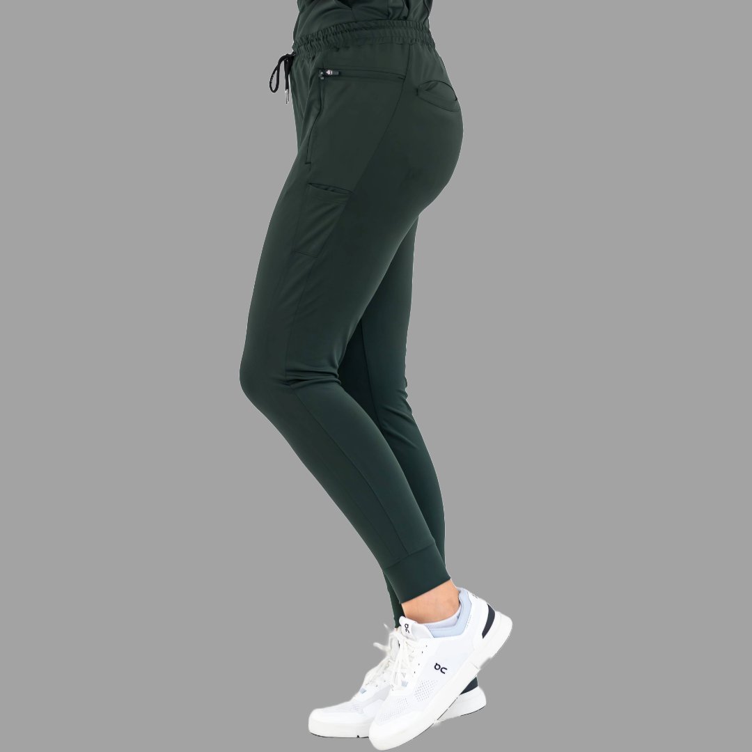 Women's Scrub Joggers 920 Super Stretch Bottle Green