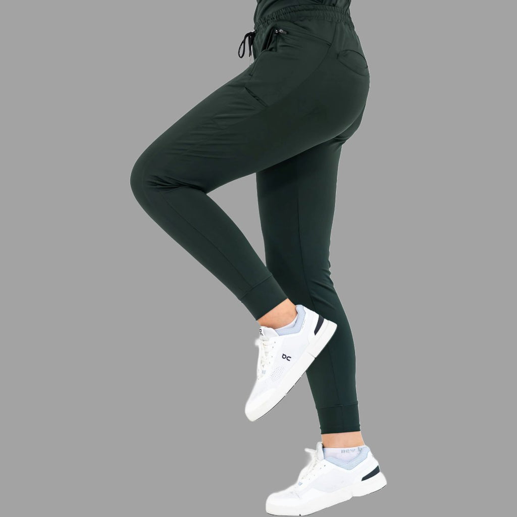Women's Scrub Joggers 920 Super Stretch Bottle Green