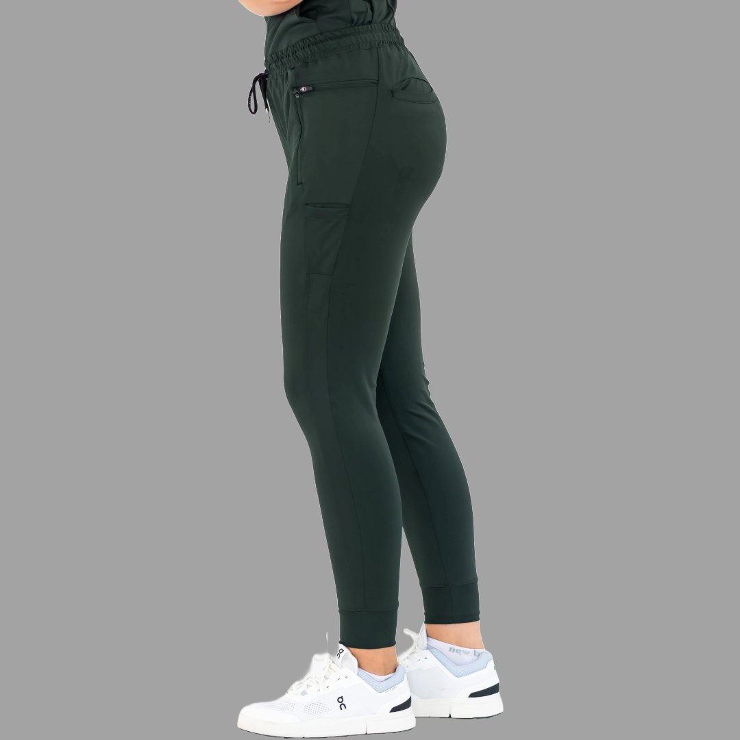 Women's Scrub Joggers 920 Super Stretch Bottle Green