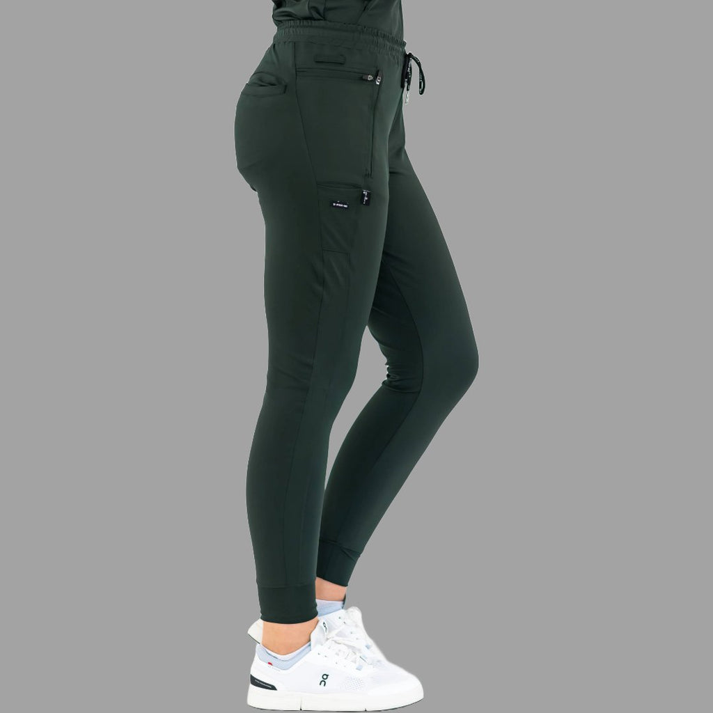 Women's Scrub Joggers 920 Super Stretch Bottle Green