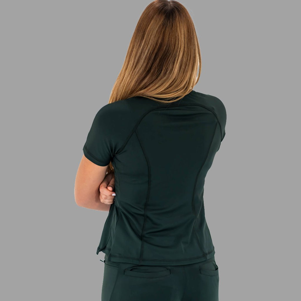 Women's Scrub Top 920 Super Stretch Bottle Green