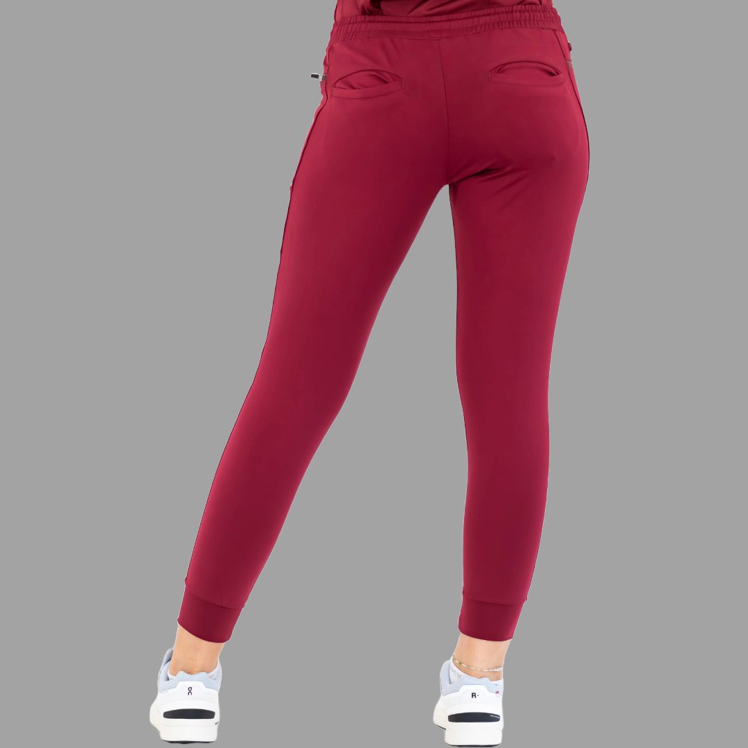 Women's Joggers 920 Super Stretch Burgundy, Scrubs 920