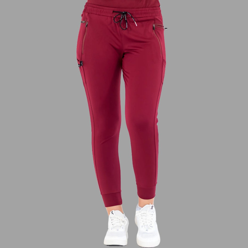 Women's Joggers 920 Super Stretch Burgundy, Scrubs 920