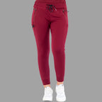 Women's Joggers 920 Super Stretch Burgundy, Scrubs 920