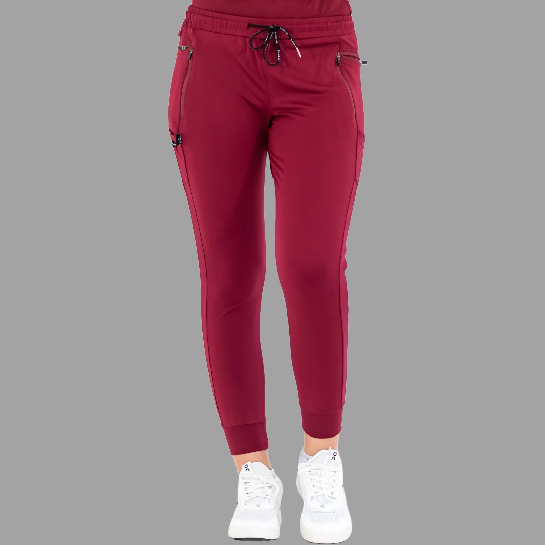 Women's Joggers 920 Super Stretch Burgundy, Scrubs 920