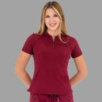 Women's Top 920 Burgundy Super Stretch, Scrubs 920