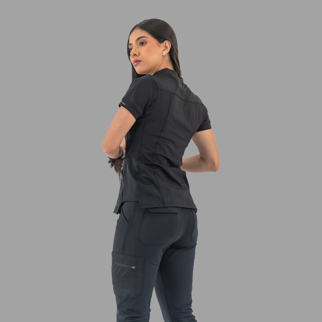 Women's Top 930 Black Super Stretch, Scrubs 930