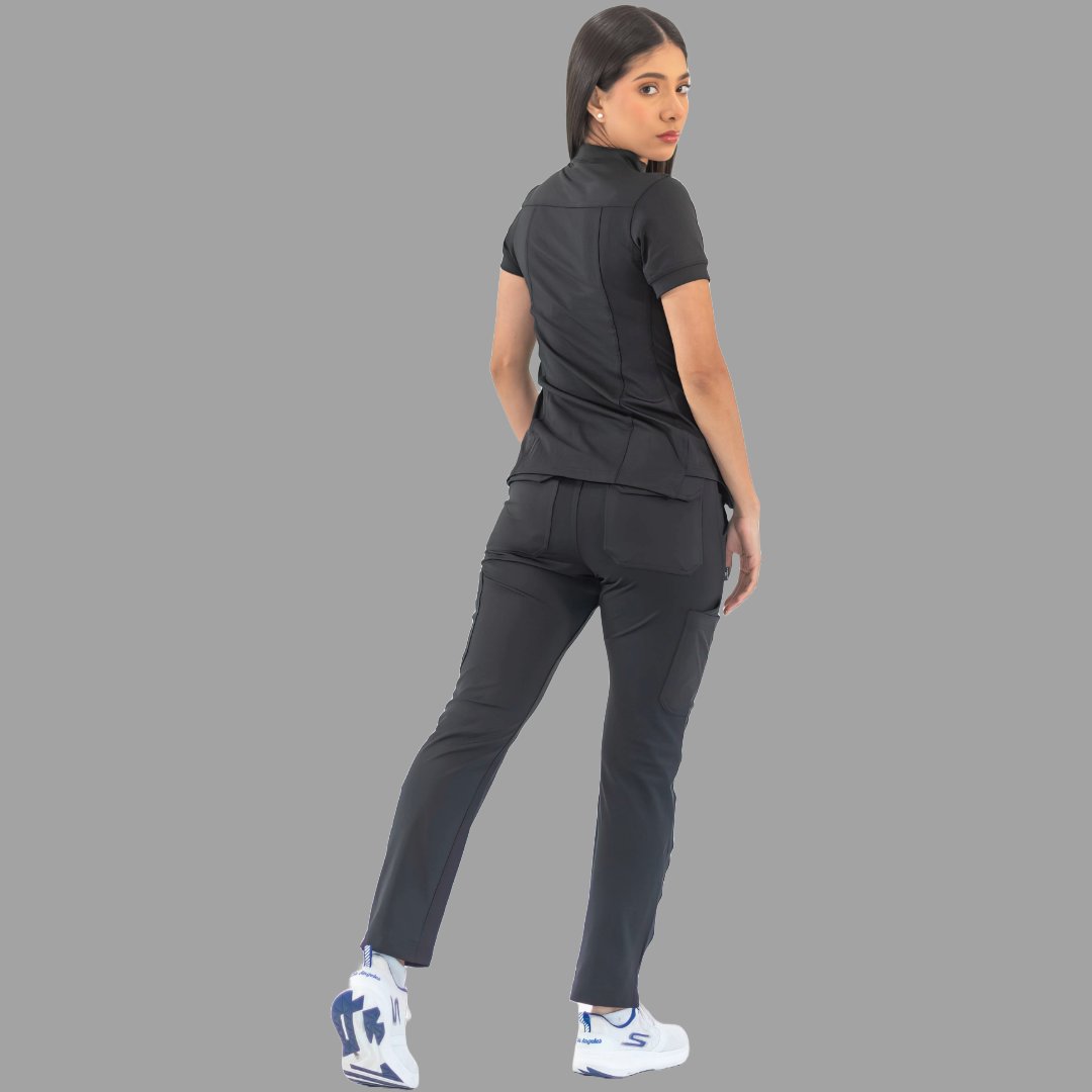 Women's Top 930 Black Super Stretch, Scrubs 930