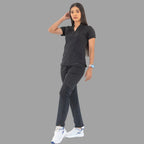 Women's Top 930 Black Super Stretch, Scrubs 930