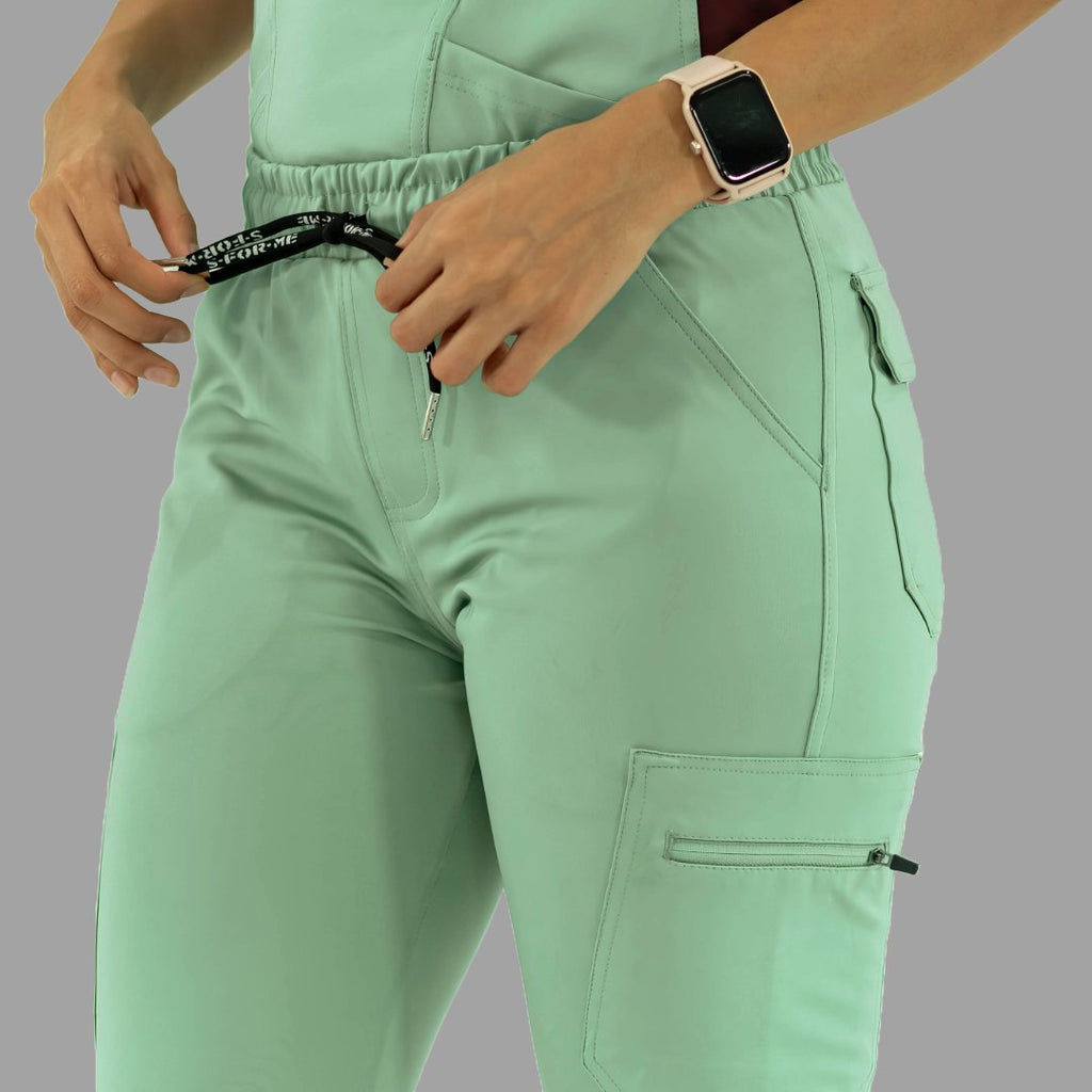 Women's Pants 930 Brook Green - Maroon Super Stretch, Scrubs 930